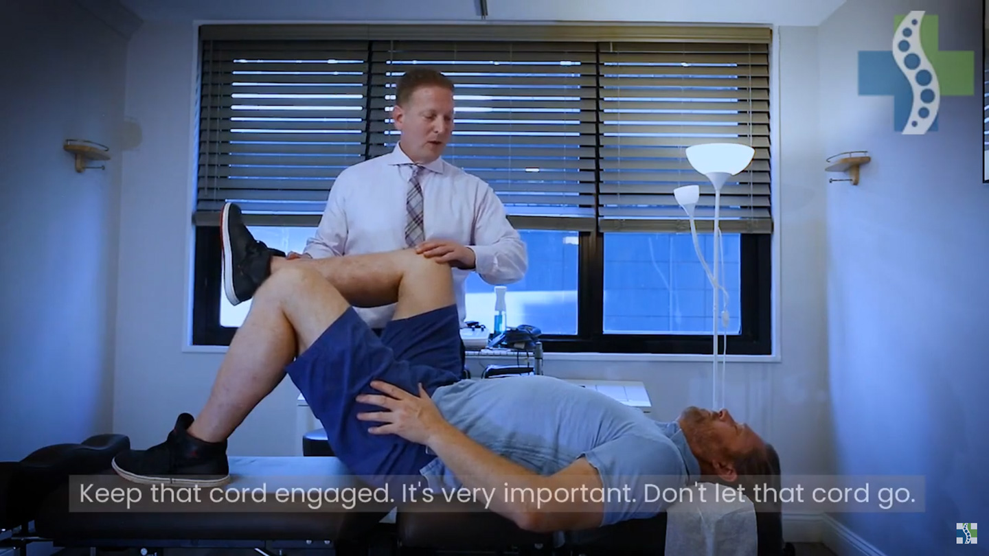 Core-Engaging Pelvic Tilt Exercise Core-Engaging Pelvic Tilt Exercise