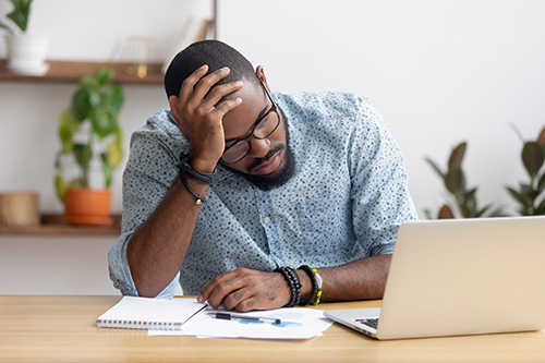 West Side Comprehensive Chiropractic - Stressed Person